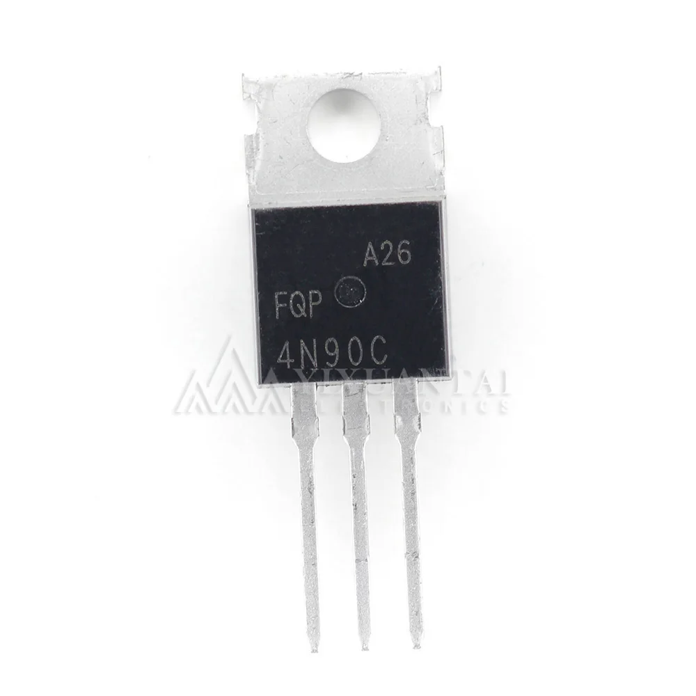 10pcs/lot  FQP4N90C Marking:4N90C FQP 4N90C    MOSFET N-CH 900V 4A TO220-3