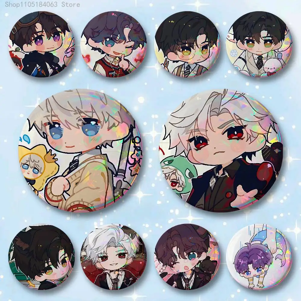

Love and Deepspace Badges 25 32 44 58 75 mm Round Cosplay Pin Bag Decor Fans Collect Friends Gifts Brooch Souvenir