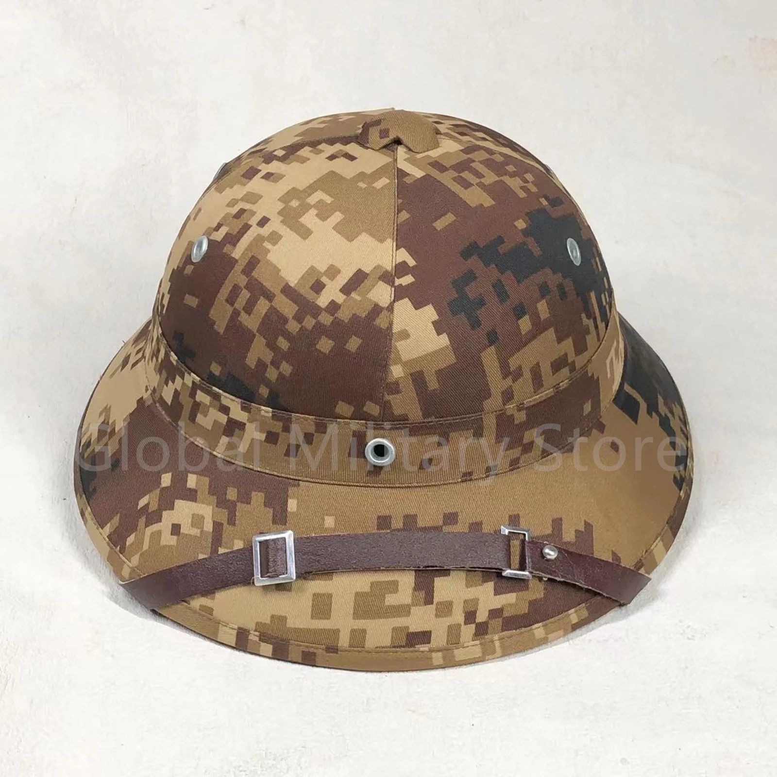 Vietnam Army Combat Helmet Tactical Camouflage Hat Jungle Cap with camouflage Net All Green Bronw  Cool Helmet