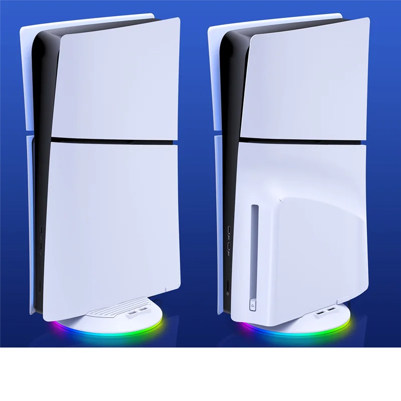 

Vertical Stand With RGB Light For PS5 Slim / PS5 Pro Console Anti-Slip Base Bracket Holder Bracket Gaming Accessories