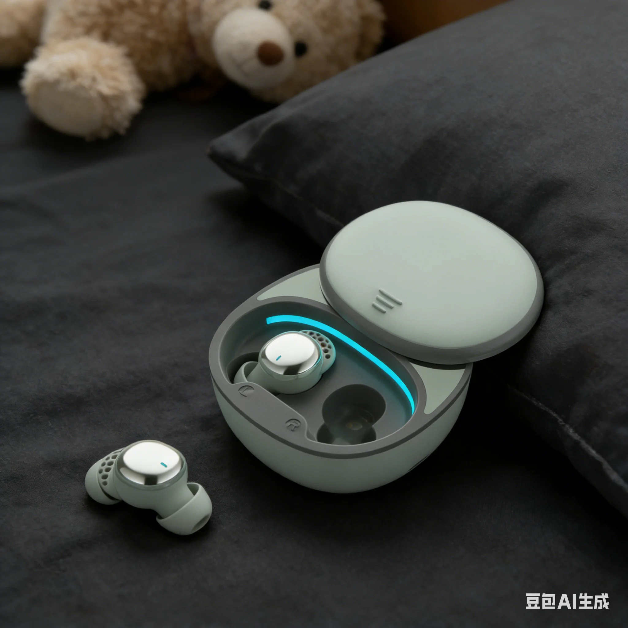 

Беспроводные наушники для сна с LED-дисплеем, 5,5 часов воспроизведения музыки, комфортные наушники с шумоподавлением для сна на боку