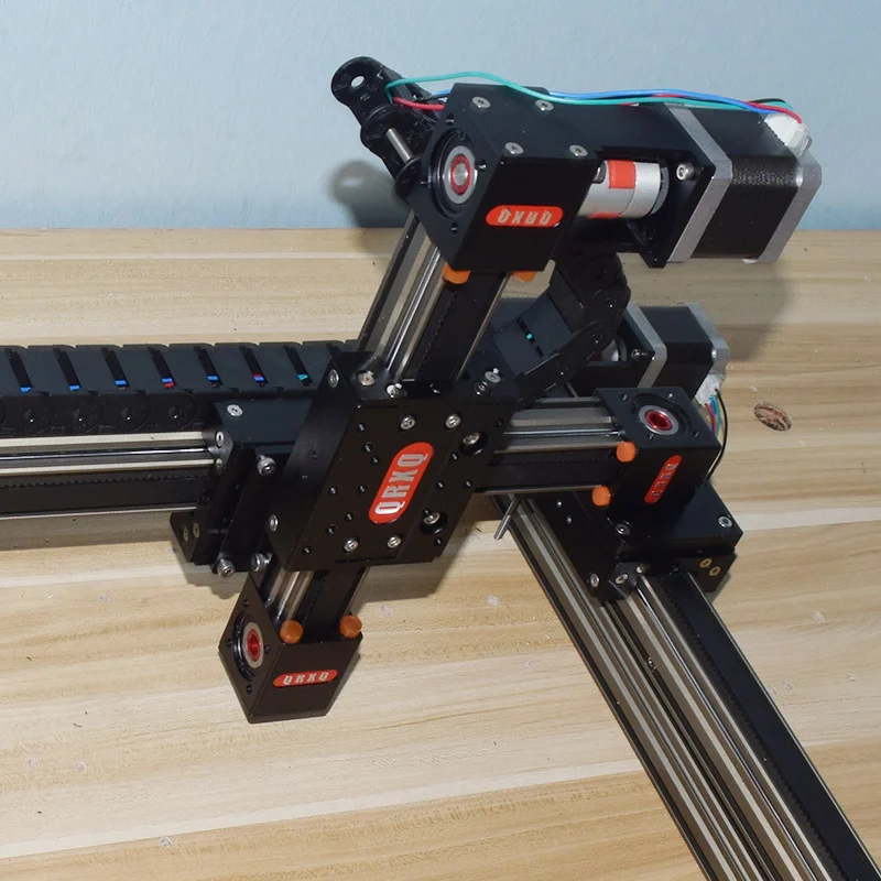 QRXQ RXP45 XYZ-L Gantry Guida a basso rumore ad alta velocità Guida a doppio binario Guida lineare attuatore lineare CNC di precisione