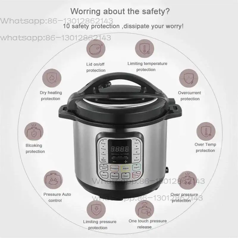 6 liters US standard 110V British standard European standard electric pressure cooker Intelligent automatic electric pressure