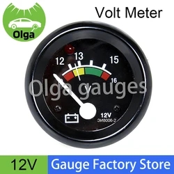 60mm For MTZ Tractor Volt Meter 10-16v with lamp Excavators bulldozers agricultural machinery instruments olga gauges ЭИ8006-2