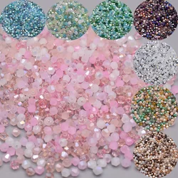 4mm 200pcs/bag New Color Bicone Crystal Glass Beads Loose Spacer Beads Austria Faceted Crystal Beads For Jewelry Making DIY
