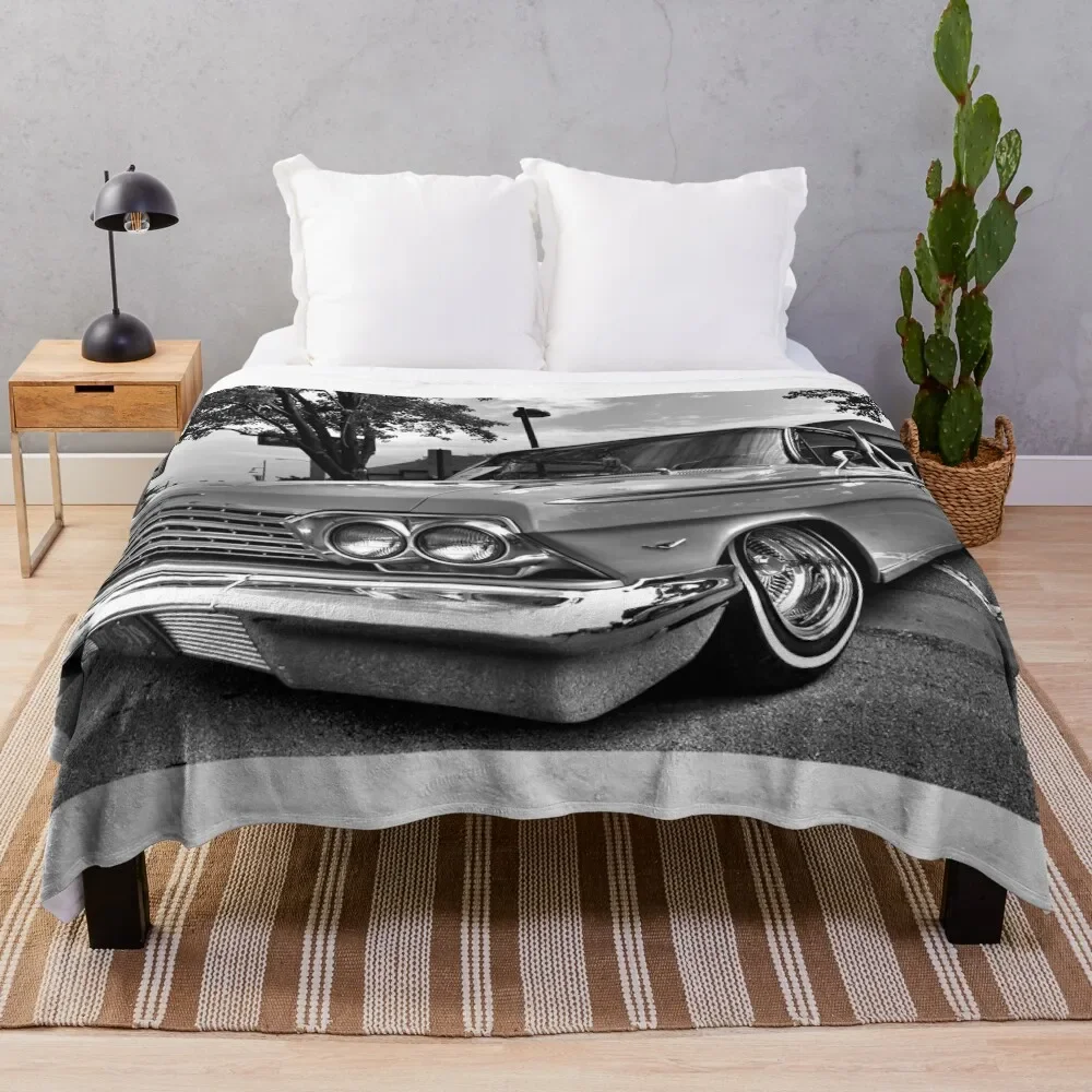 Cruisin' Classic Impala Lowrider Throw Blanket Softest Summer Summer Beddings Blankets