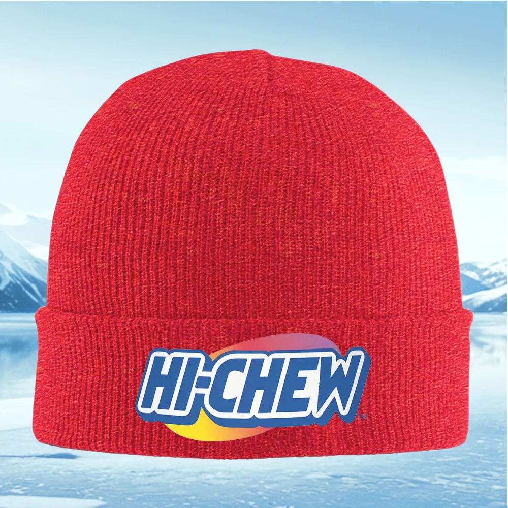 HI-CHEW Sundae de Caramelo Hombres Damen Gorro de Punto Unisex Gorro Jersey Gorro Invierno Térmico Cálido Navidad
