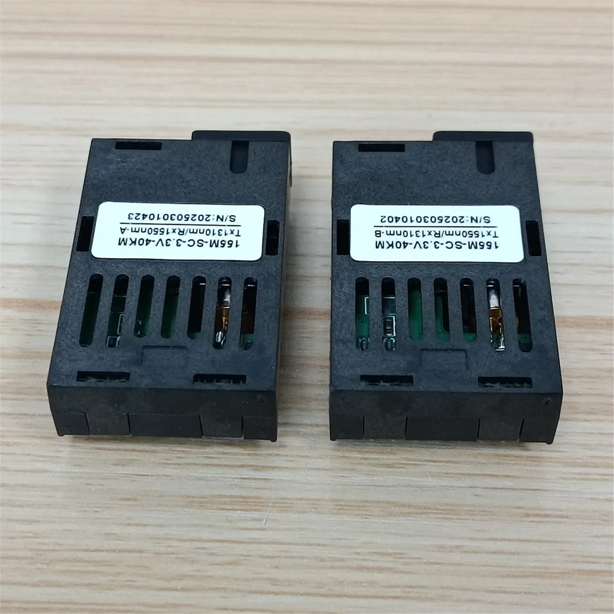 CCDD 2 Pairs 1X9 Transceiver 155Mb/S SC Singlemode Simplex Fiber 1310/1550nm 40km 3.3V Megabit 1Port Optic Transceiver Module