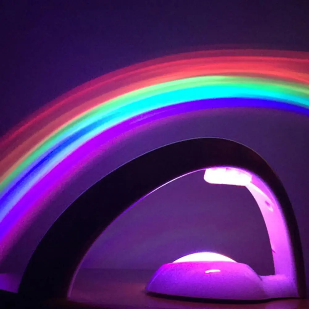 RGB Colorful Projection Lamp 3 Modes Led Night Light Table Lamp For Kids Bedroom Home Decoration