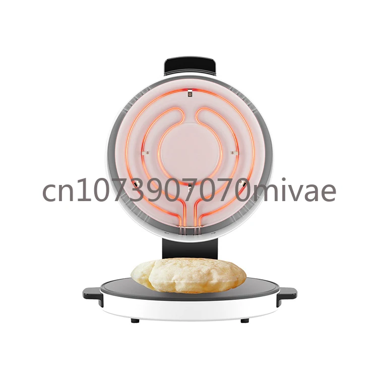 1800W Electric Arabic Bread Maker Household Steak Pan Machine Countertop Pizza Oven with Non-stick Bakeware