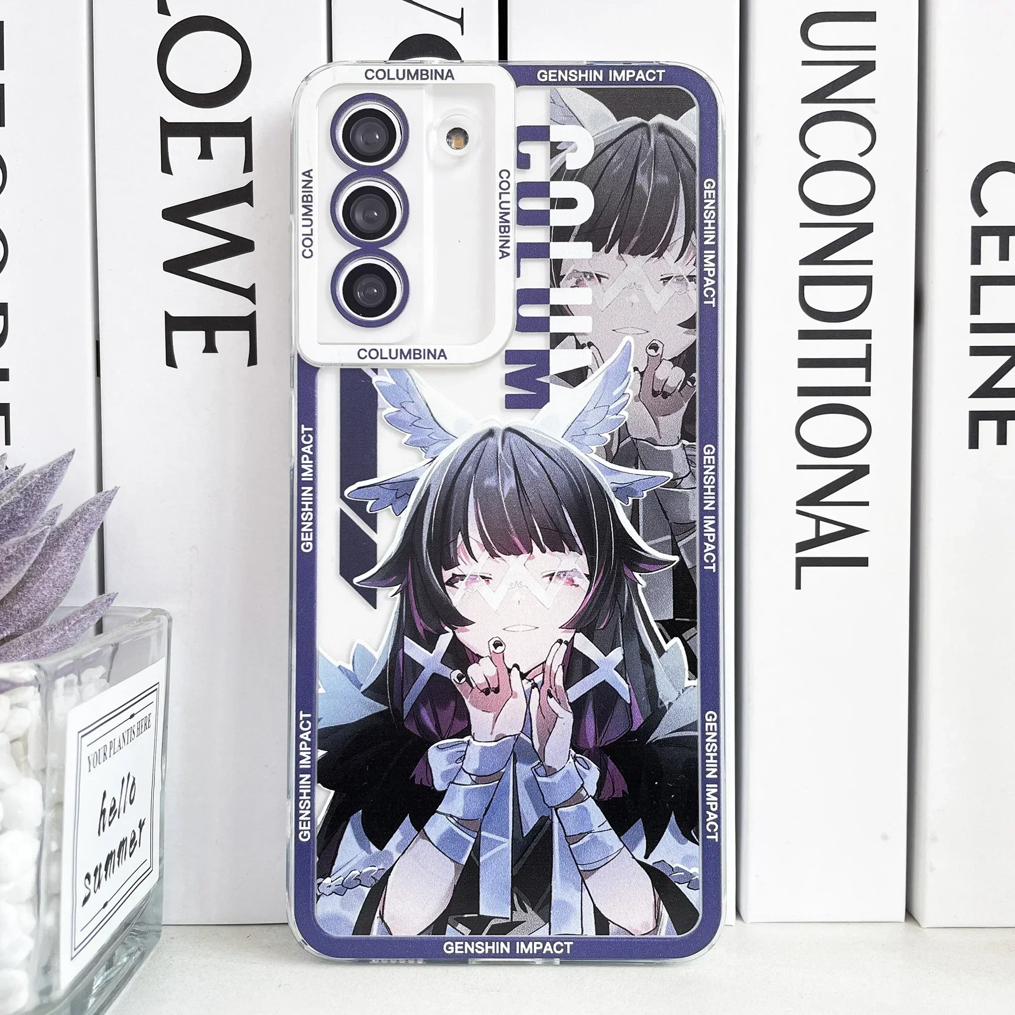 Columbina Anime Case For Samsung Galaxy A13 A21s A22 A31 A32 A33 A52 A53 A72 A73 Game Genshin Impact Phone Cover