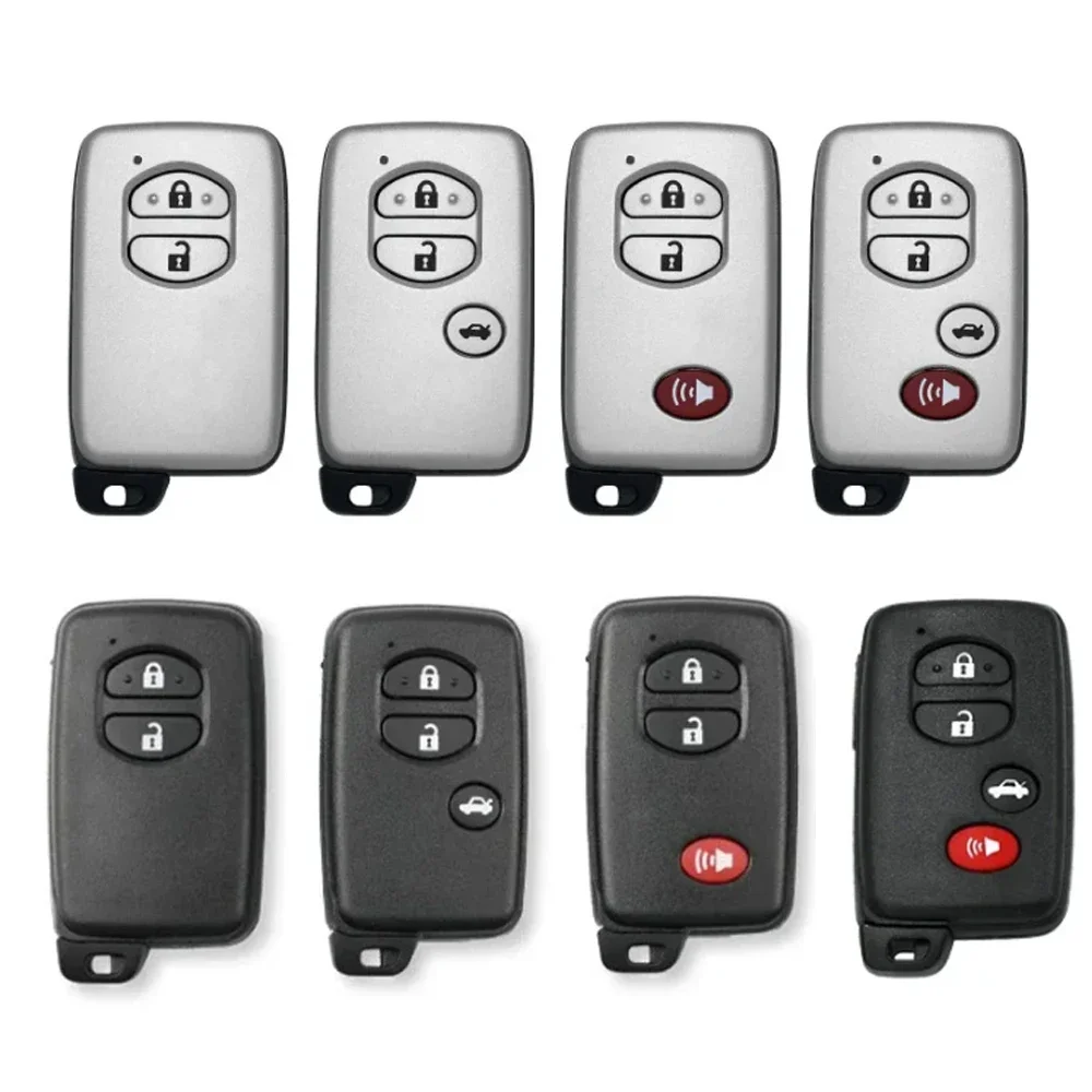 New Car Key Housing Fob Case Shell for Toyota Land Cruiser Prado Camry Crown Majesta Highlander Kluger Mark X Subaru Foreste XV