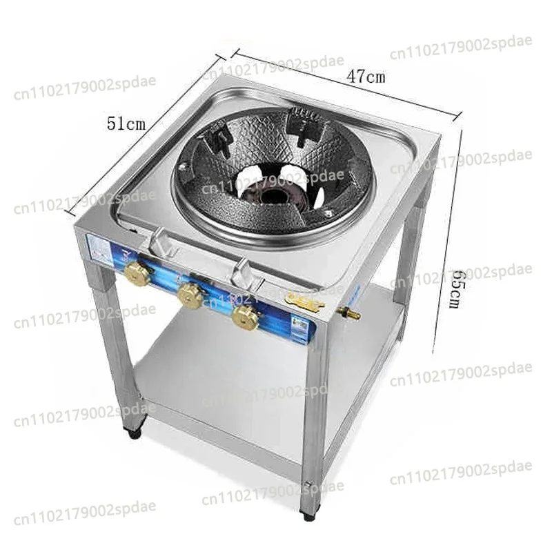 Commercial Gas Stove Low Pressure Fierce Fire Stove Slow Fire Intense Fire Single Stove Natural Gas Flame Failure Protection