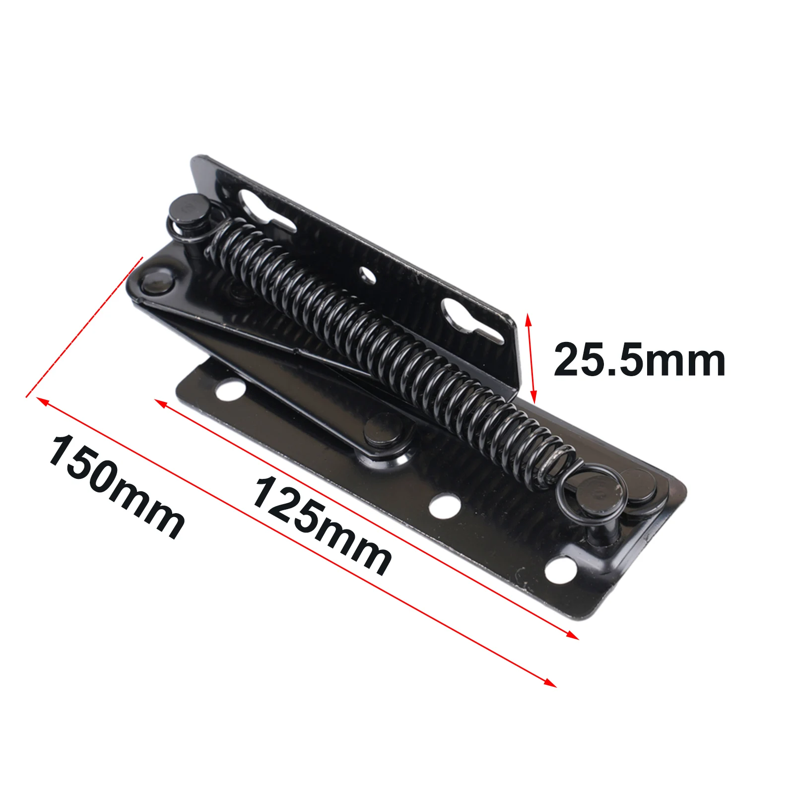 

Durable High Quality Useful Sofa Bed Hinge Funiture Hardware Practical Black Hinge Sofa Steel Adjustable Angle