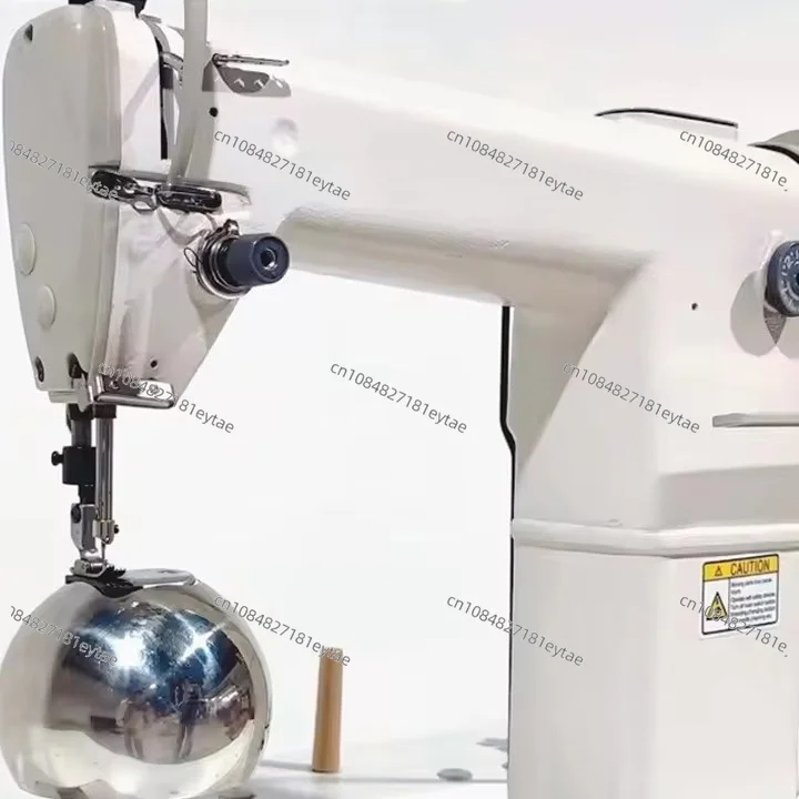 Máquina de Costura Industrial de Braço Longo JK810 de Agulha Única para Couro, Calçados e Confecção de Perucas