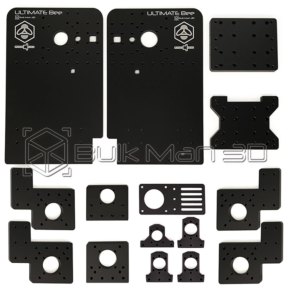 Ultimate Bee Kit de placas de aluminio CNC para máquina enrutadora CNC ULTIMATE, grabador de madera