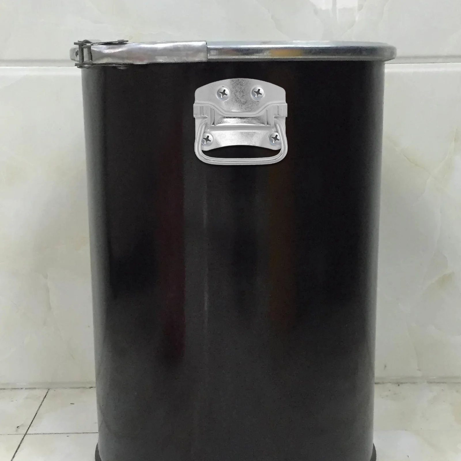 

2Pcs Curved Iron Bucket Handles Heavy Duty Pull Handles Comfortable Grip Foldable Chest Toolbox Replacement Hardware