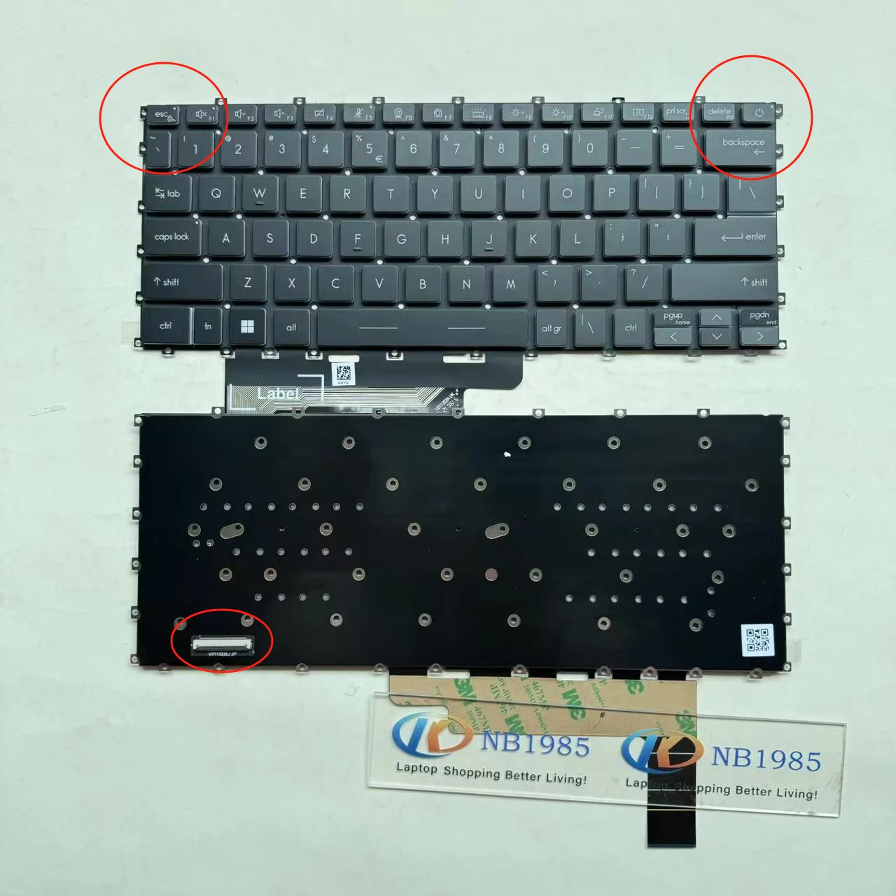 

For MSI Modern 14 C5M C7M MS-14JK Modern 14 C11M C12M C13M MS14J1 Russian US RGB Backlit Keyboard