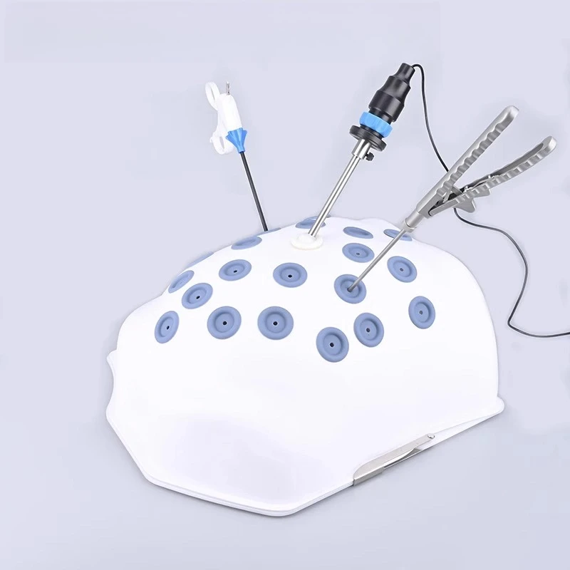 Thoracoscopic training box, simulator, laparoscopic surgery simulation training instruments, single-port exercises