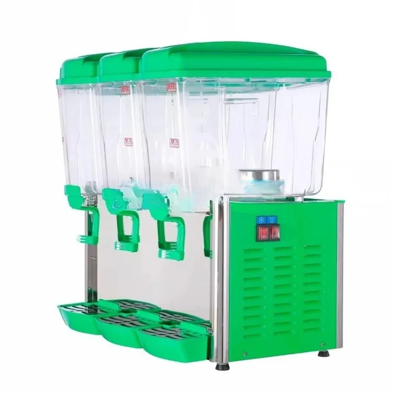Commercial 2 Tanks  Electric Cold Beverage Fruit Juice  Dispenser CE Certified High Efficiency Durable for Restaurant & Catering