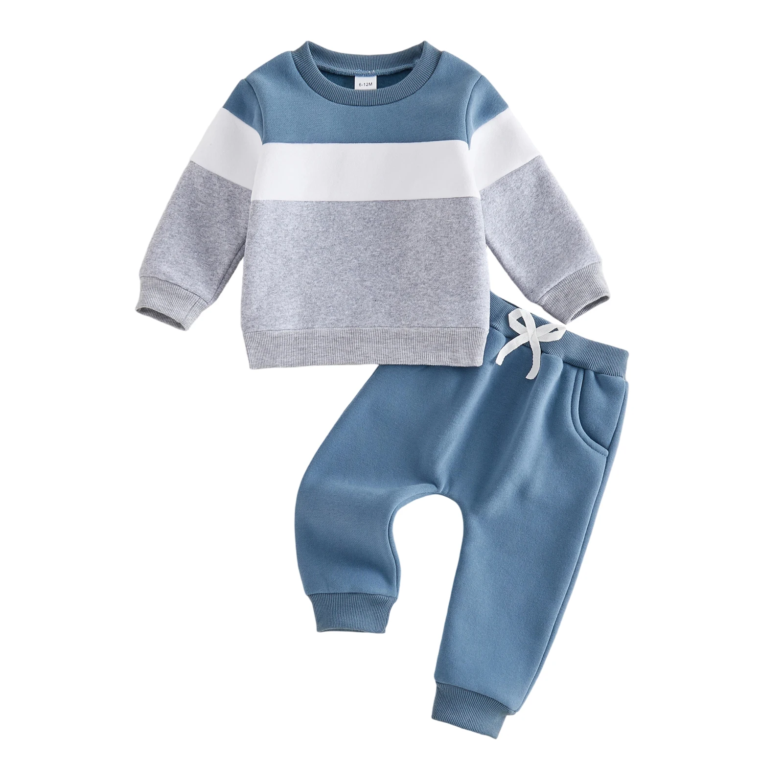 conjunto-de-2-pecas-de-roupas-para-meninos-com-patchwork-gola-redonda-manga-comprida-e-calcas-com-cintura-elastica