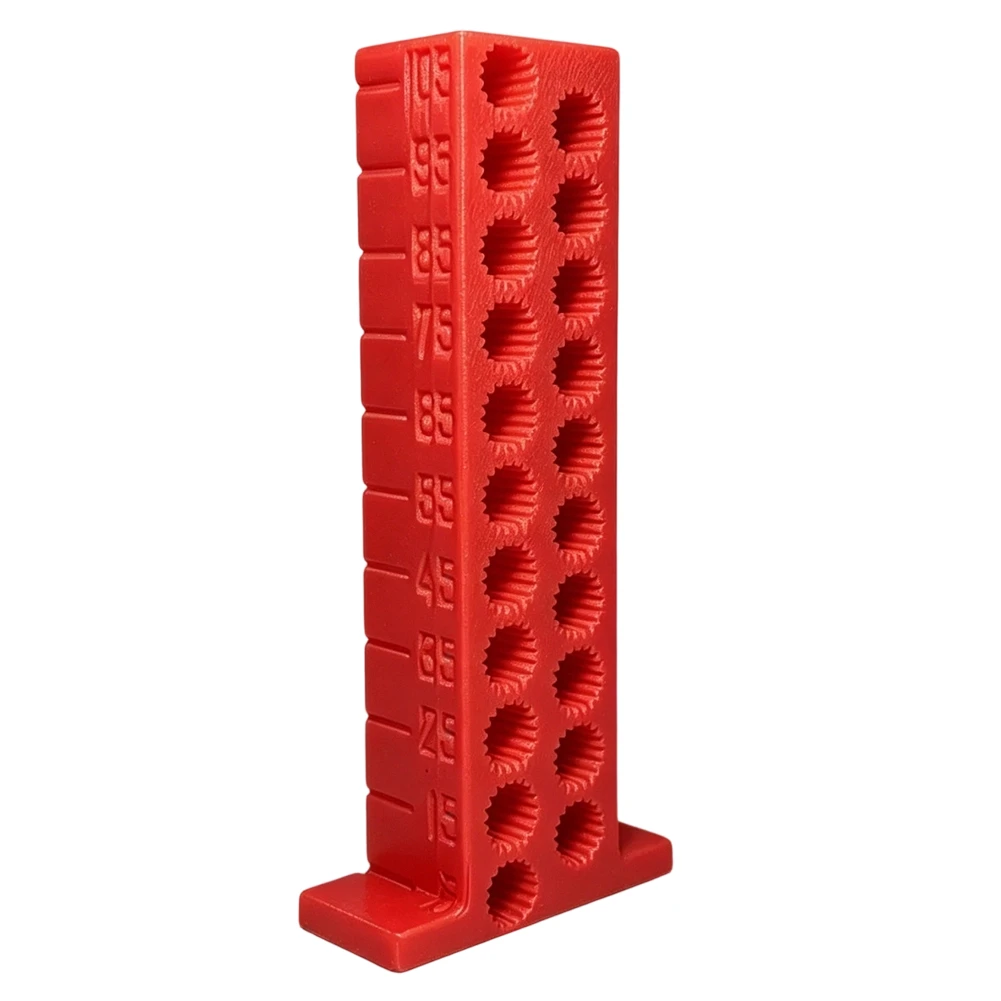 3D Printed DIY Measuring Tool Diy Woodworking Accessory Red Woodworking Height Ruler Artisanal 3d Printed Finish