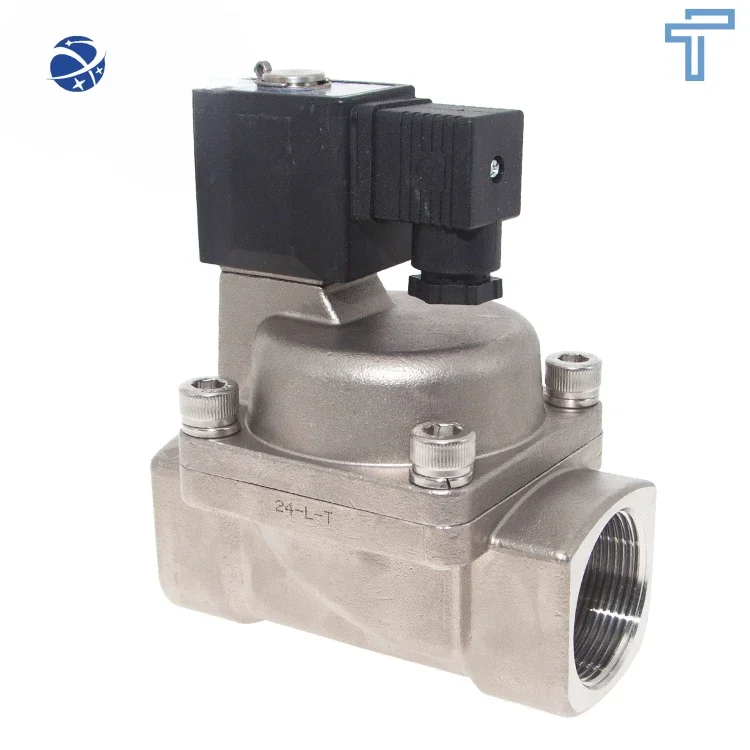 CE 2/2 WAY DC24V Authentic Airtac 2S400-40 1.5Inch NPT thread Airtac Pneumatic Control Solenoid valve