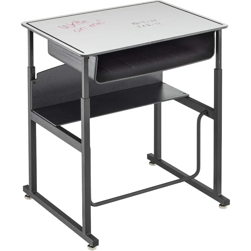 

Alphabetter Desk,Dry Erase Classroom and Home School Desk, Table and Chairs Set