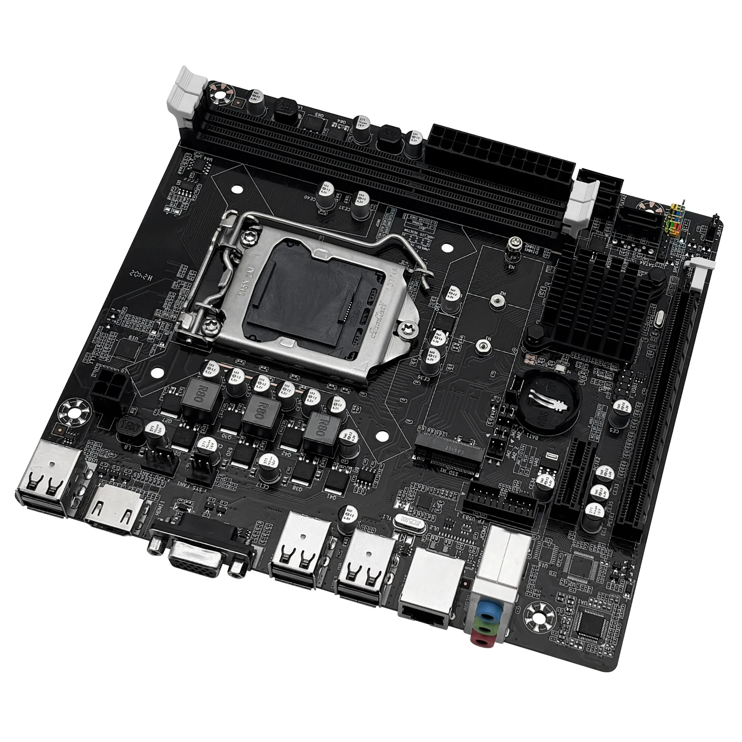 Imagem -03 - Motherboard Combo Kit Cpu Intel i3 3220 Processador Lga 1155 Memória Ram 16gb Ddr3 Desktop M.2 Nvme Vga Hdmi Itx H61c Machinist-h61