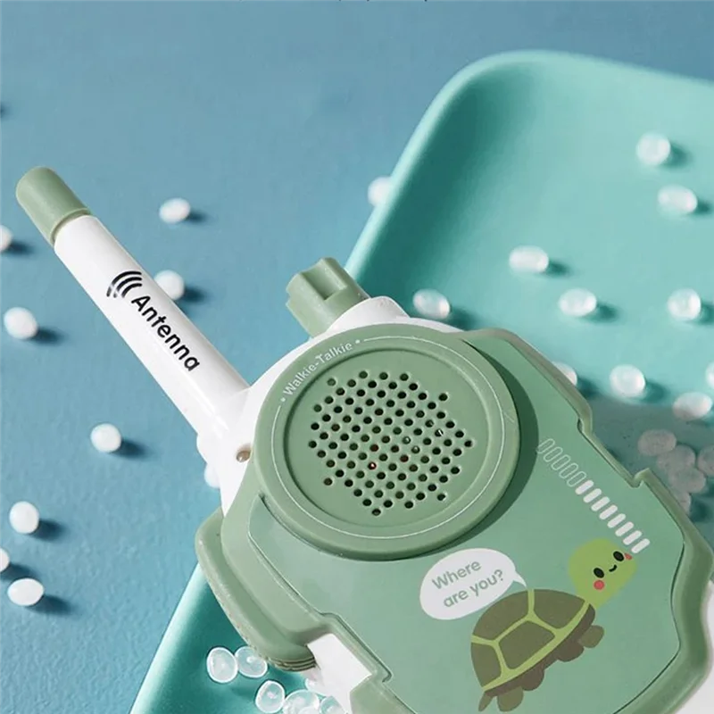 ABGN أطفال اسلكية تخاطب الكرتون لاسلكي لاسلكي تخاطب 300 متر البلاستيك المحمولة طفل الهاتف اسلكية تخاطب لعبة