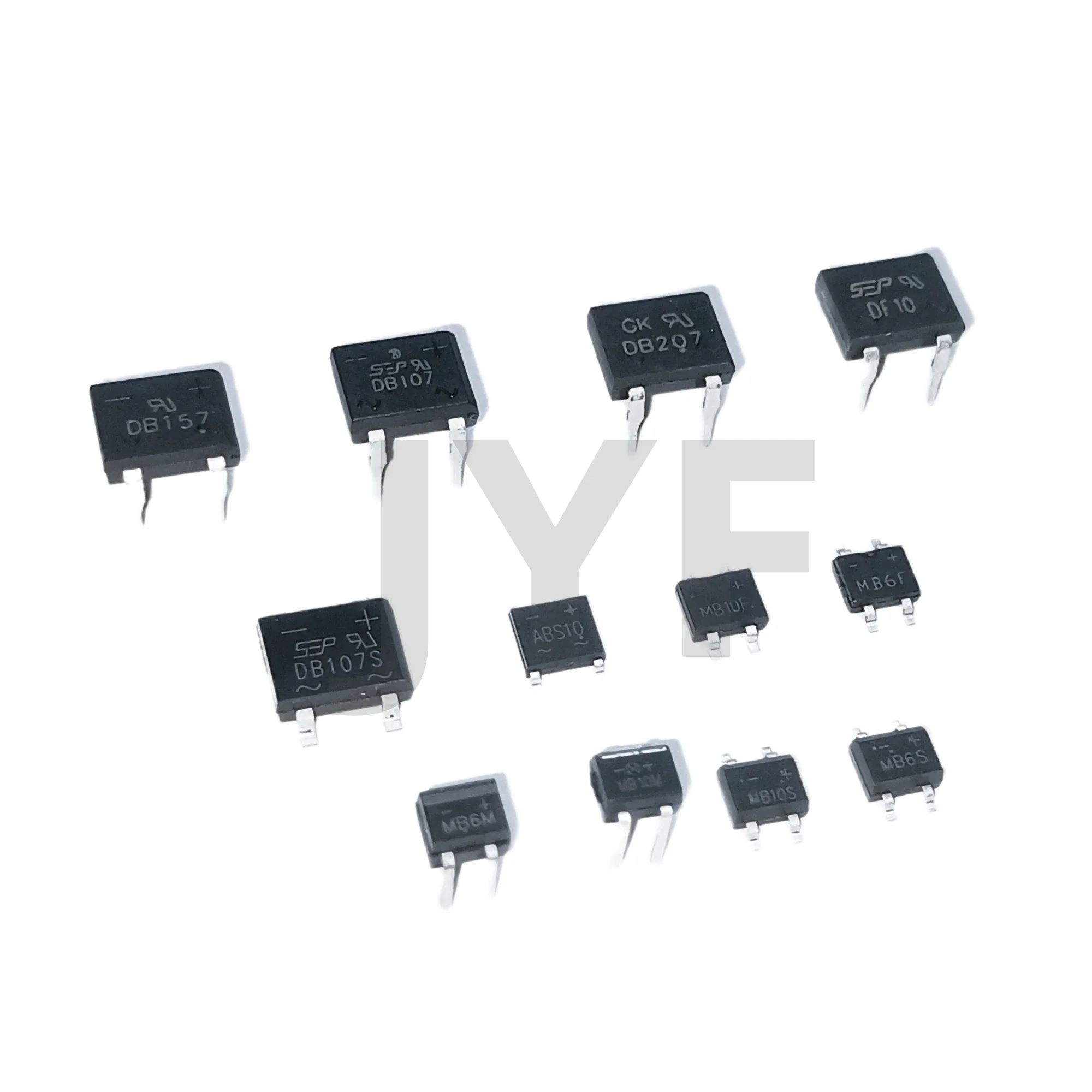 Bridge Rectifier MB6S MB6F MB10S MB10F MB6M MB10M 600V 1000V Single Phase Bridge Diode DB107S DB157S DB207S ABS10 SBA210 DF10S
