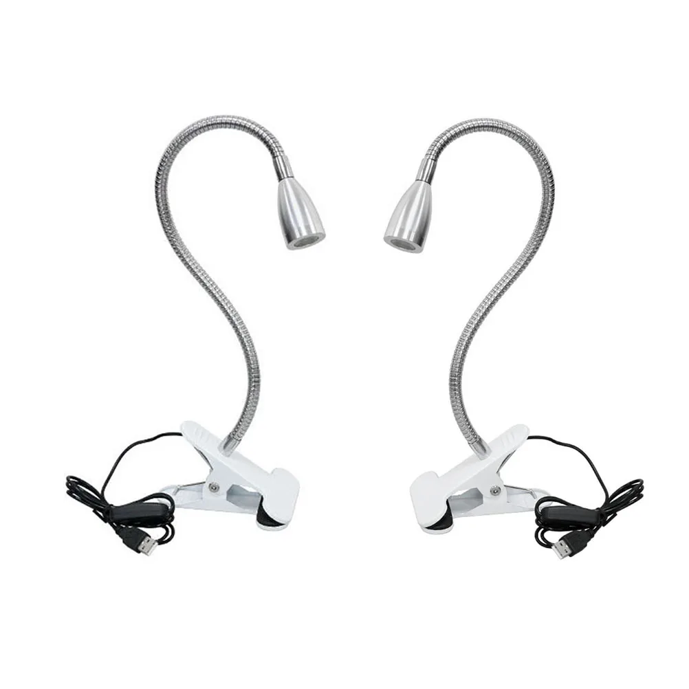 

Настольная лампа с зажимом затемнения, теплая белая настольная лампа с питанием от USB, лампы для чтения, гибкая трубка, регулируемый направление экрана, исправление