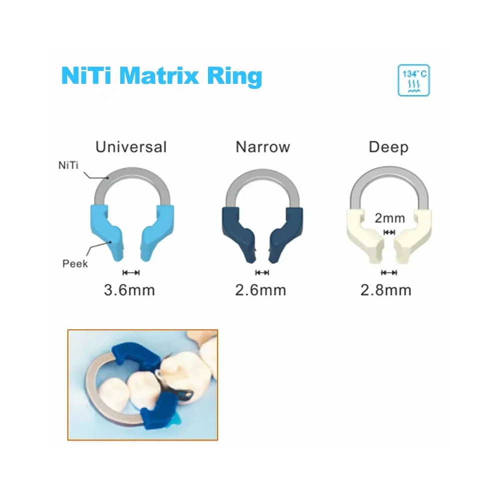 Stainless Steel Dental Matrix Holder Clamp with Forceps for Sectional Band Placement Orthodontic Matrix Tweezer Instrument Tools