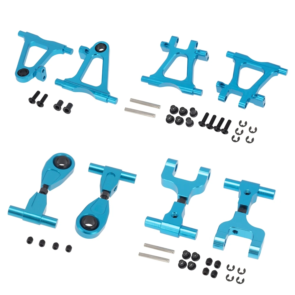 

YSUN-8Pcs Metal Front Rear Upper Lower Suspension Arms Set For Tamiya TT-02 TT02 1/10 RC Car Upgrade Parts Accessories