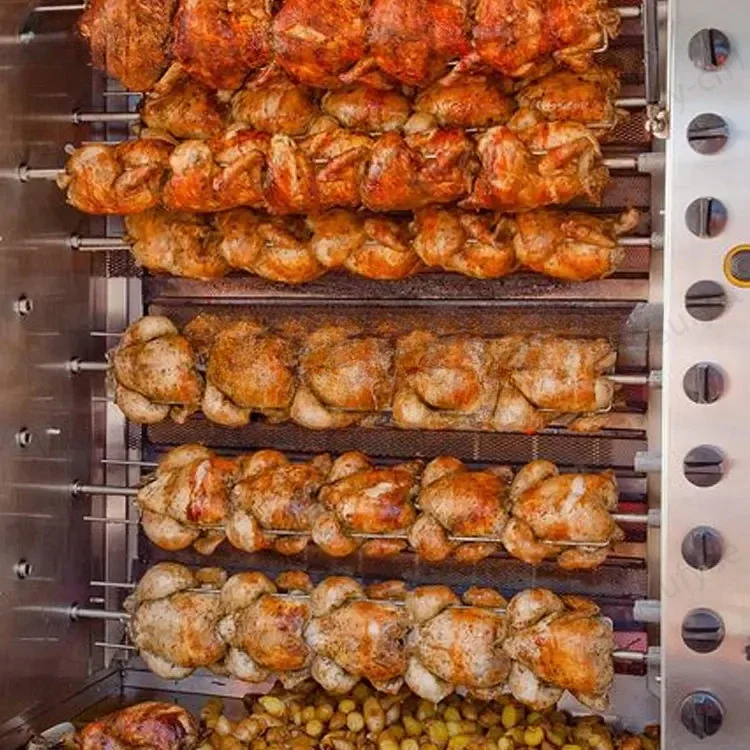 chicken grill machine/chicken rotisserie grill/rotisserie gas oven