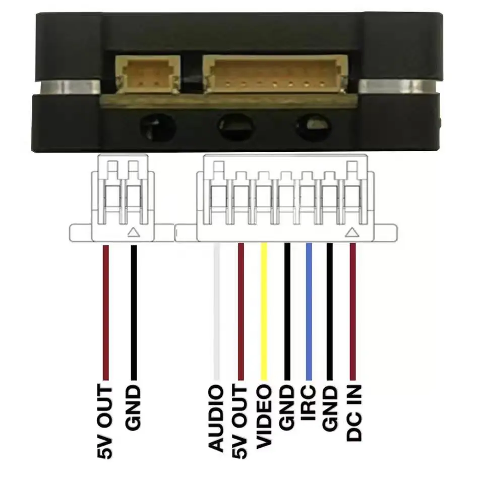 FPV 5.8G 6G 2.5W  VTX Video Transmitter With Built-in Micro Turbofan For Active Heat Dissipation And Stable Power Transmission