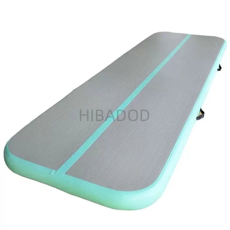 Opblaasbare Gymnastiek Tumbling Mat Air Tumble Track 4x1x0.2 Air Floor Mat Air Tumbling Track matten Met Elektrische Luchtpomp