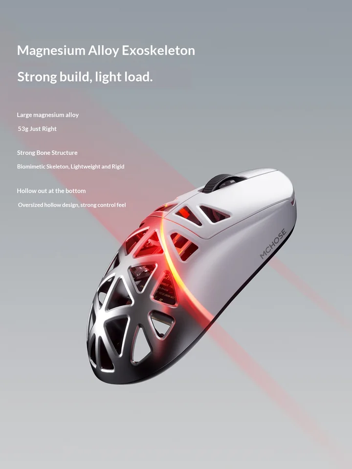 MCHOSE A7X Ultra Wireless Gaming Mouse 8kHz 2.4G Rechargeable