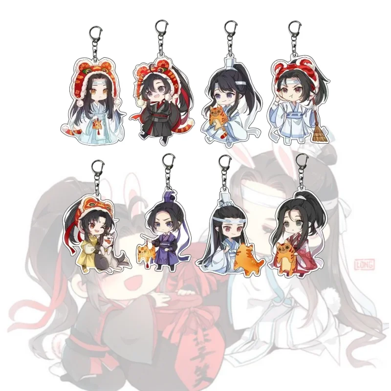 

Аниме, большой мастер демонической культуры, брелок, weiying Mo Dao Zu Shi, мультяшный персонаж, акриловый подвесной брелок weiyuandao lanzhan