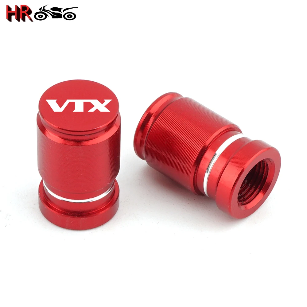 For HONDA VTX1300 VTX1800 VTX 1300 1800 Motocycles CNC Accessories Wheel Tire Valve Stem Caps Tyre Rim Air Port Airtight Covers