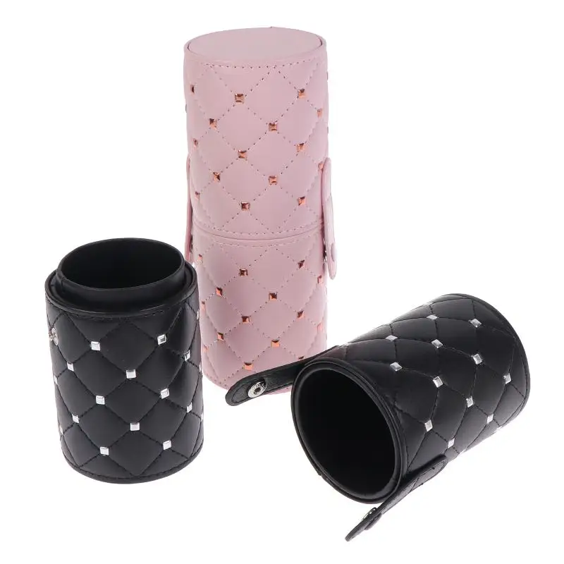 1Pcs Diamond Square Nail Makeup Tool Storage Pen Holder Large Capacity Multi-Functional Makeup Brush Storage Container