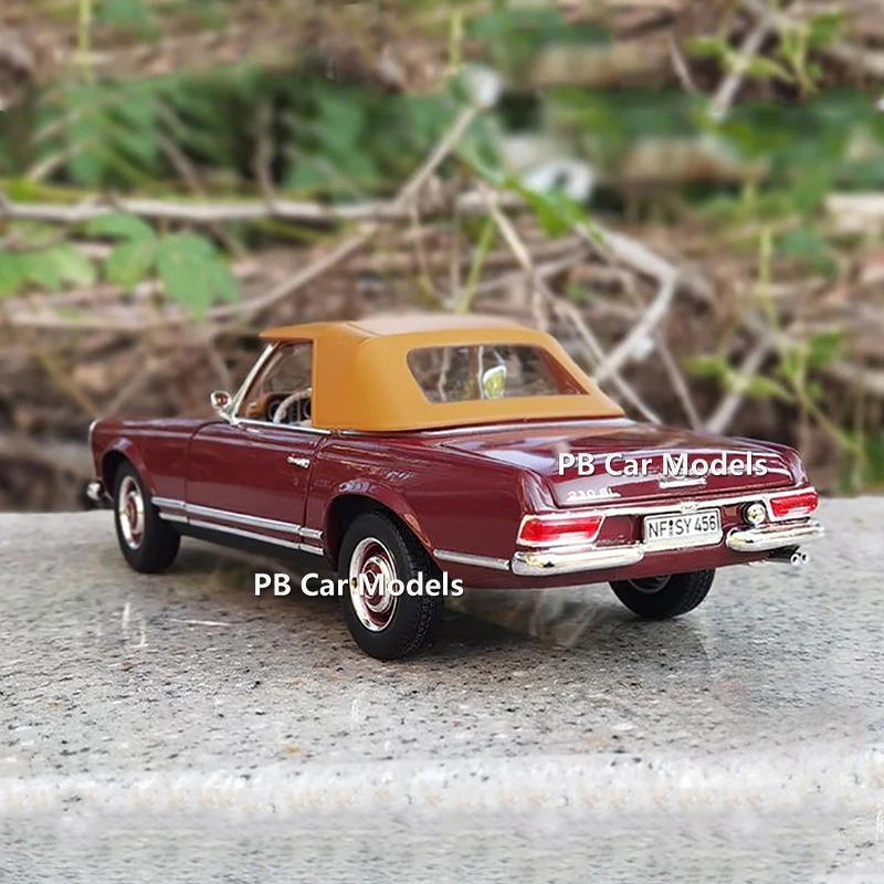 1: 18 NOREV 1963 230SL Convertible Classic Car Simulation Alloy Car Model Collection