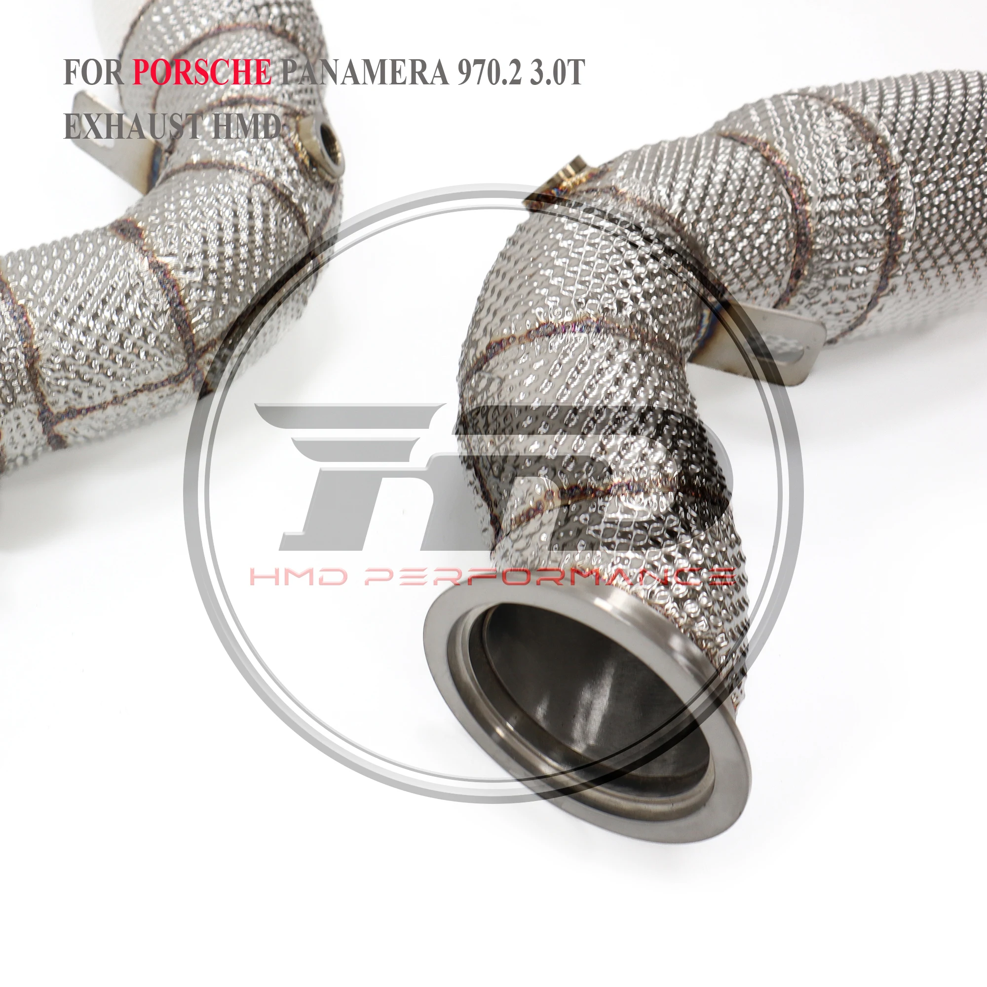 

HMD High Flow Performance Downpipe For Porsche Panamera 970.2 3.0T Exhaust System Stainless Steel Racing Pipe