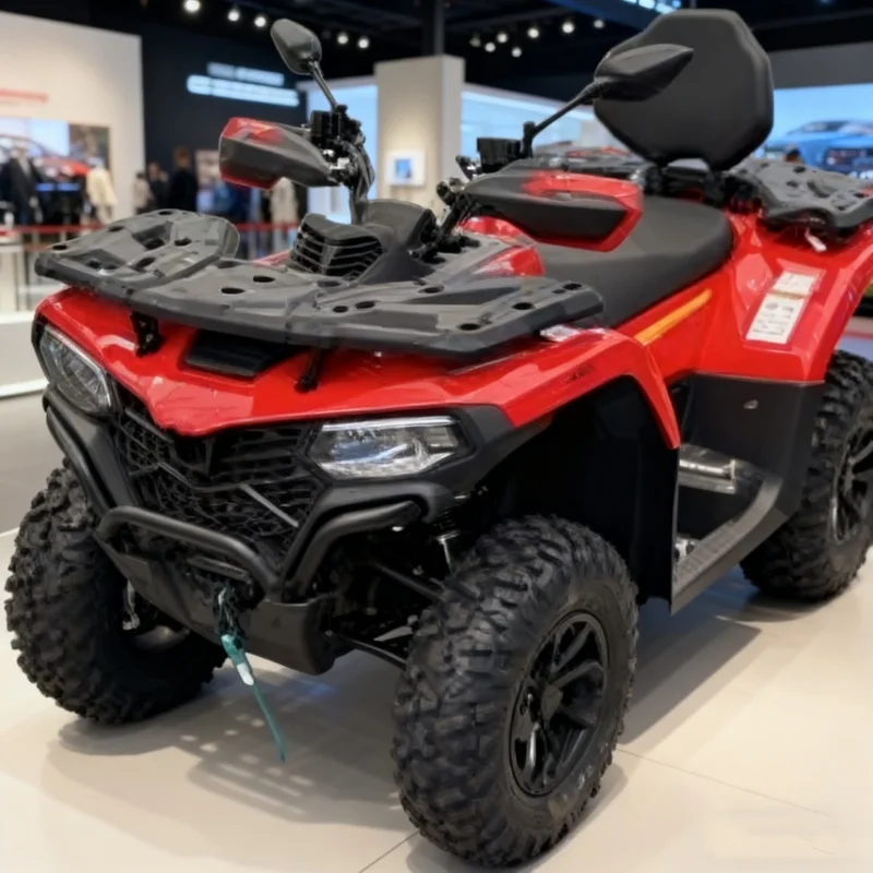 

Big Tires Mud Taming ATV EFI Anti Slip Grips Fuel Efficient All Weather All-Terrain Off-Road Vehicle Has Enough Power