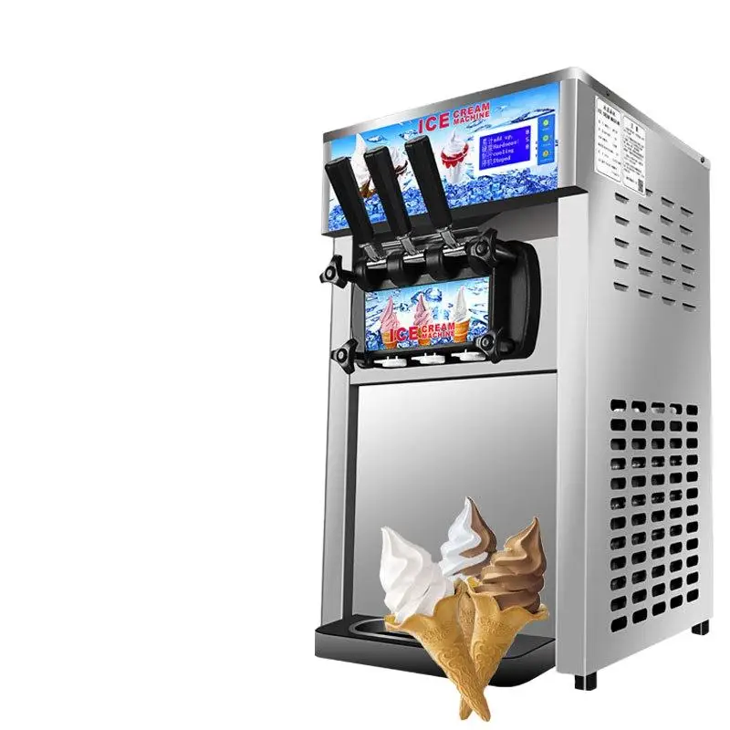 

Soft Ice Cream Machine Desktop Commercial Small Stainless Steel Factory Direct Supply