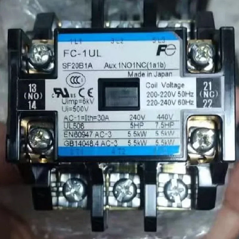 Contattore CA Fuji FC-1 SF20BAA FC-1UL SF20B1A 220V