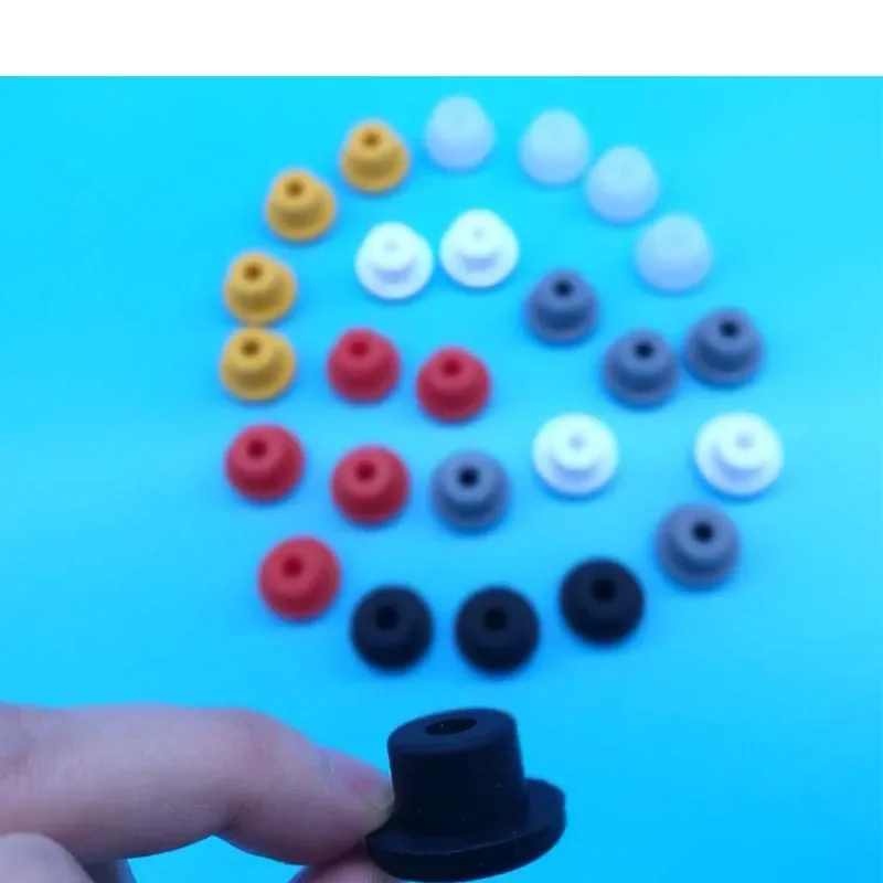 

1PCS 43.5mm~201.5mm White Silicone Rubber Hole Plugs Solid T Type High Temperature Seal Stopper Dustproof Plug