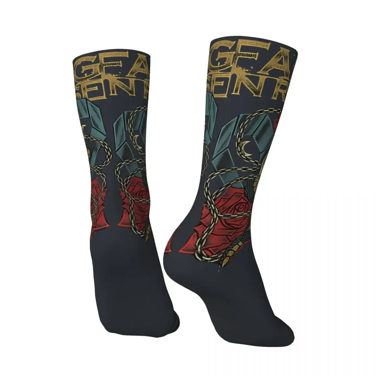 Hip Hop Retro Falling In Reverse - Official Merchandise - The Death Crazy Men's compression Socks Unisex Falling In Reverse