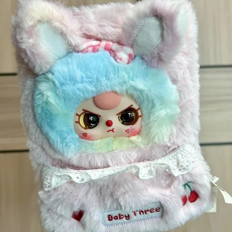 

New Genuine Baby Three Mobile Phone Bag Plush Blind Box Pendant Cute Tide Play Doll Anime Figures Mystery Box Toy Surprise Gift