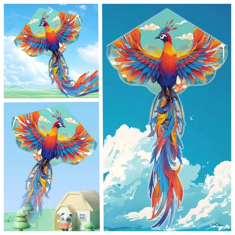 free shipping Phoenix kite flying kites for for kids kite rainbow high new kite flying bird Steering wheel delta airlines huge